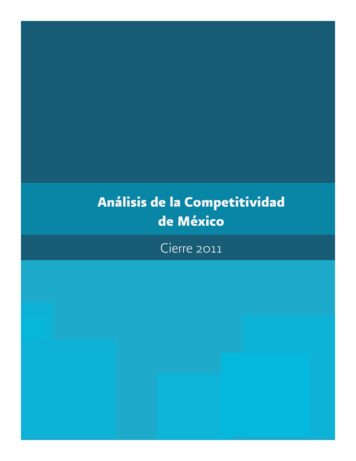 Análisis De La Competitividad De México