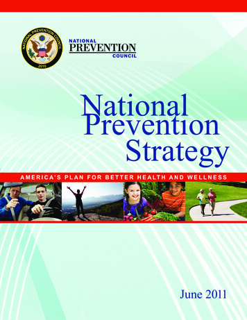 National Prevention Strategy - HHS.gov