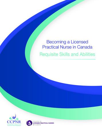 Becoming A Licensed Practical Nurse In Canada