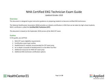 NHA Certified EKG Technician Exam Guide - AES Education