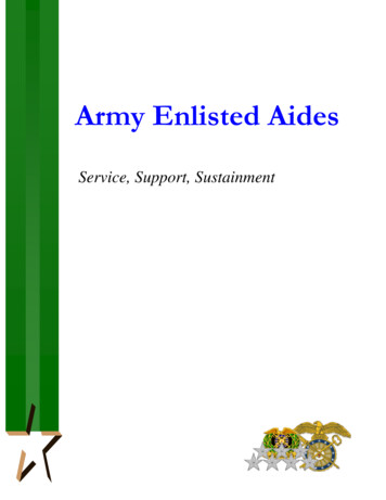 Army Enlisted Aides