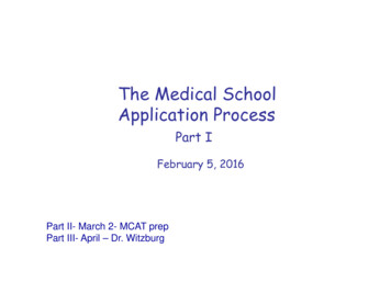 The Medical School Application Process - Boston University