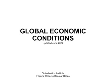 GLOBAL ECONOMIC CONDITIONS - Dallas Fed