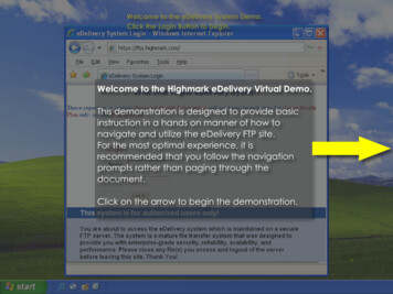 Welcome To The EDelivery System Demo. Click The Login Button . - Highmark