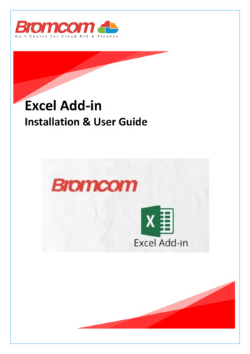 How To Install Excel Add-in - Bromcom