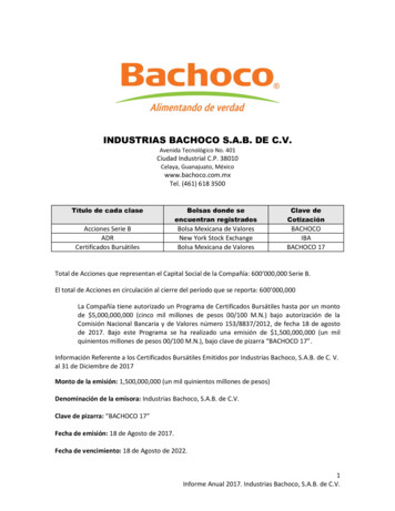 Industrias Bachoco S.a.b. De C.v.
