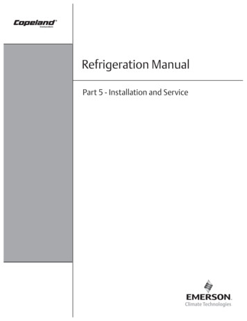 Refrigeration Manual - Emerson