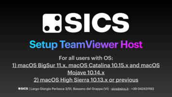 Setup TeamViewer Host - SICS S.r.l.