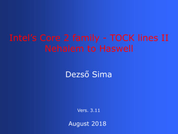Intel's Core 2 Family - TOCK Lines II Nehalem To Haswell