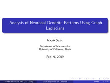 Analysis Of Neuronal Dendrite Patterns Using Graph Laplacians - UC Davis