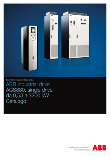 Convertitori Di Frequenza In Bassa Tensione ABB Industrial Drive ACS880 .