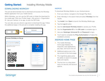 Getting Started: Installing Workday Mobile - Workday Training