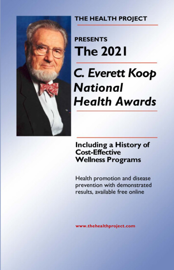 C. Everett Koop National Health Awards