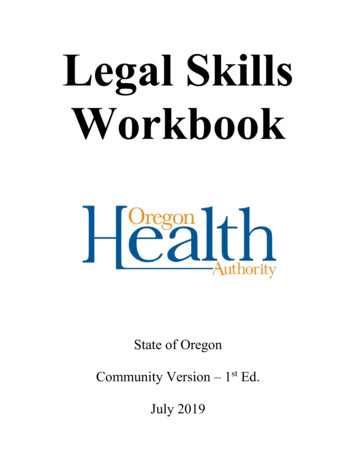 Legal Skills Workbook - Oregon