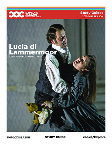 Lucia Di Lammermoor - Canadian Opera Company