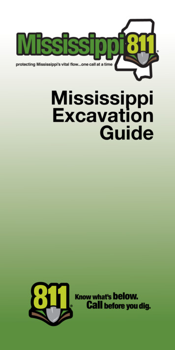Mississippi Excavation Guide