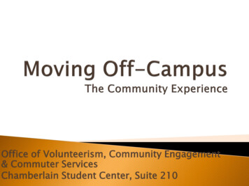 Moving Off Campus Workshop - Rowan