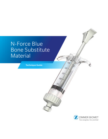 N-Force Blue Bone Substitute Material - Zimmer Biomet