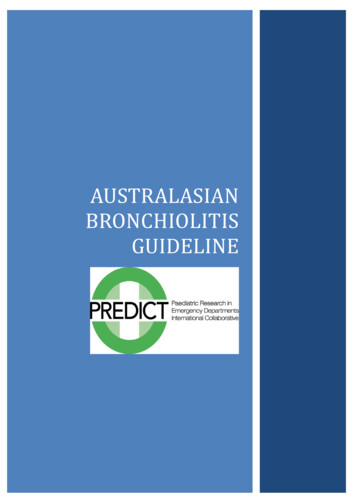 Australasian Bronchiolitis Guideline - ACCYPN