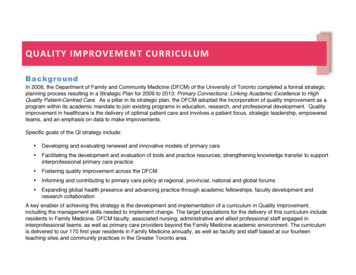 Quality Improvement Curriculum - Glowm