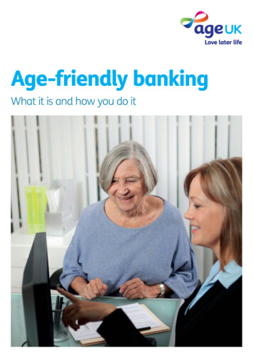 LR Age UK ID203145 Age Friendly Banking Report