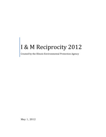 I & M Reciprocity 2012 - PA DEP I/M