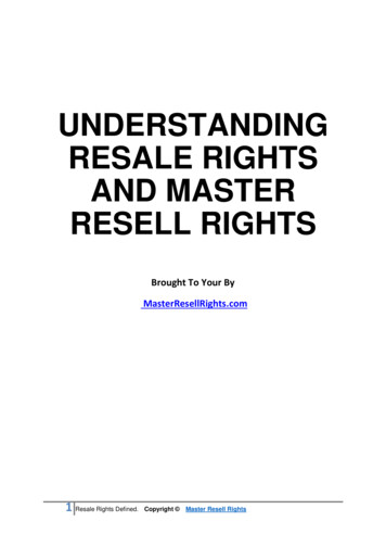 Understanding Resale Rights And Master Resell Rights