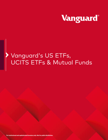 Vanguard's US ETFs, UCITS ETFs & Mutual Funds