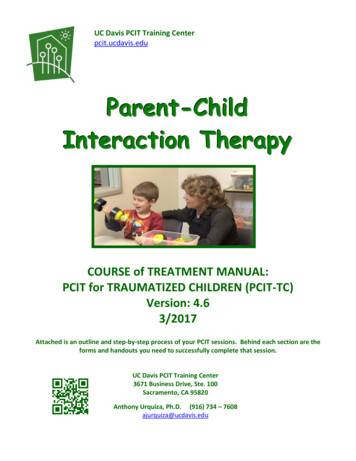 Parent-Child Interaction Therapy - UC Davis