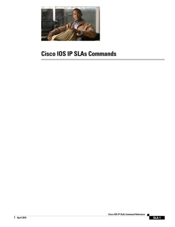 Cisco IOS IP SLAs Commands