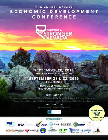 2nd Annual Nevada Economic Development Conference