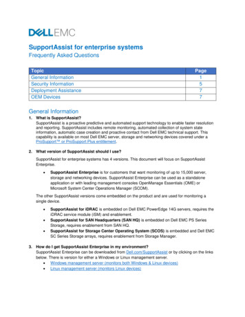 SupportAssist For Enterprise Systems - Dell