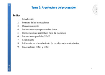 Tema 2-Arquitectura Del Procesador - UCM