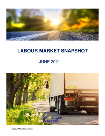 Labour Market Snapshot - Trucking HR
