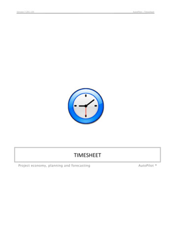 TIMESHEET - AutoPilot
