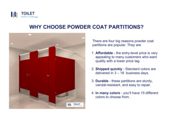 Why Choose Powder Coat Partitions?