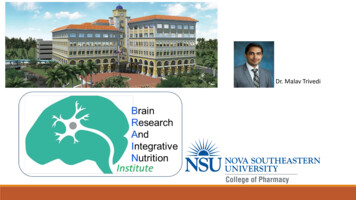 Dr. Malav Trivedi - Nova Southeastern University