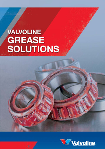 Valvoline Grease Solutions