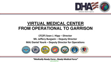 Virtual Medical Center From Operational To Garrison - Amsus