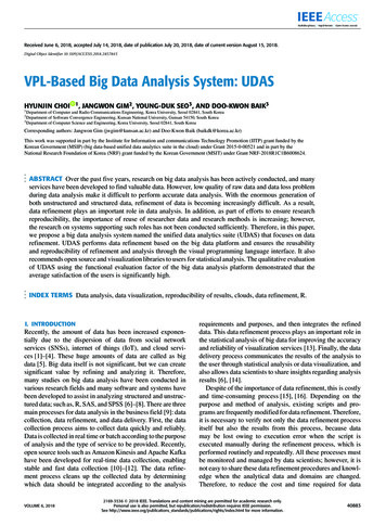VPL-Based Big Data Analysis System: UDAS - Mysid88.github.io