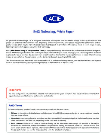 RAID Technology White Paper - Collective.lacie 