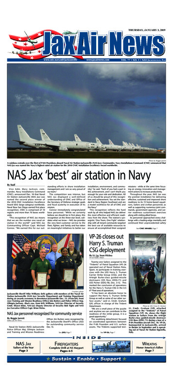 Photo By Reggie Jarrett NAS Jax 'best' Air Station In Navy