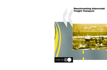 Benchmarking Intermodal Freight Transport - International Transport Forum