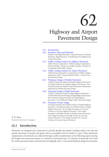 Chapter 62: Highway And Airport Pavement Design - Free
