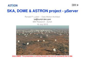 SKA, DOME & ASTRON Project - µServer
