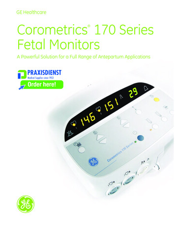 GEHealthcare Corometrics 170 Series Fetal Monitors