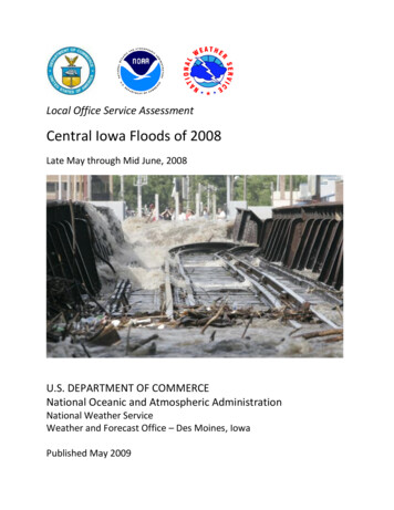 Central Iowa Floods Of 2008 - National Weather Service