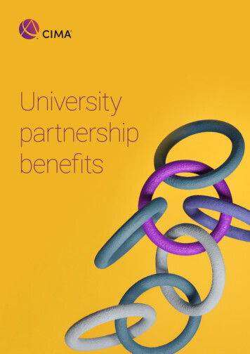 University Partnership - Chartered Institute Of Management Accountants