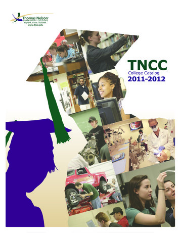 2011-2012 - Thomas Nelson Community College