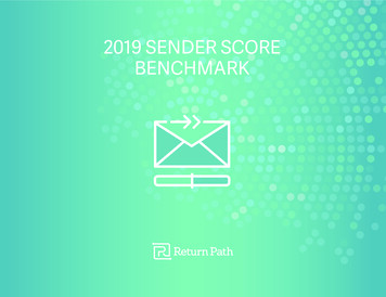 2019 Sender Score Benchmark